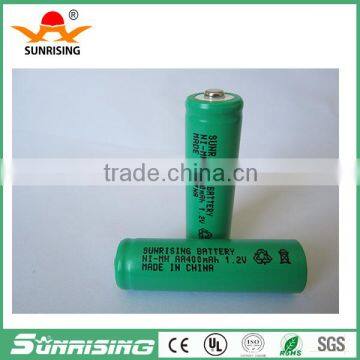 1.2v NI-MH AA400mAh rechargeable battery pointed cap