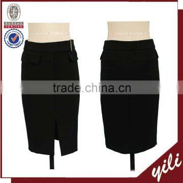 Latest ladies office wear designs short black pencil skirt formal short skirt