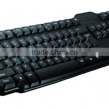 2.4GHz USB Full Black Ergonomic Wireless Keyboard for Android TV photo-2