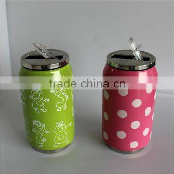 stainless steel double wall empty tin cans