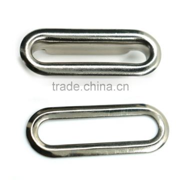 High quality nickel free metal oval eyelet