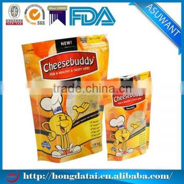 wholesale stand up pouch with zipper top for potato chips