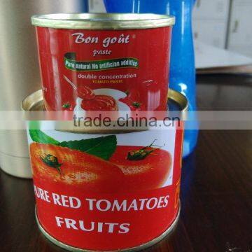 Jiangxi Bailin Factory Supply Lower Price and High Quality 210g Canned Tomato Paste