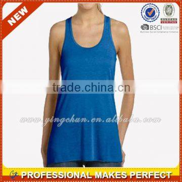 Women sexy wholesale 100 cotton rib tank top(YCT-C0459)