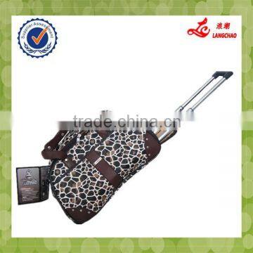 New Design Hot Sale Popular PU Material Real Push Trolley High Quality Wheel Trolley Duffle Bag photo-4