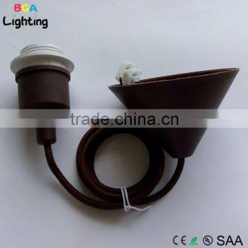 E27 Socket Simple Pendant Lamp Rubber Coated For Bedroom Decorating