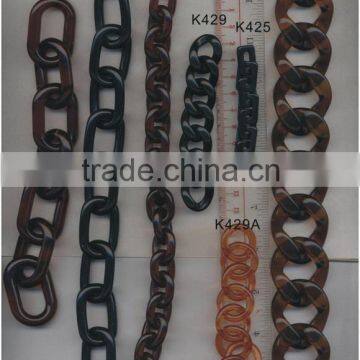 fashion plastic chain jewerly