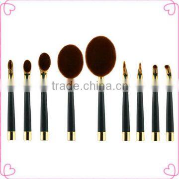 High quality gold oval multi-purpose makeup brush set                        
                                                Quality Choice
                                                                    Supplier's Choice