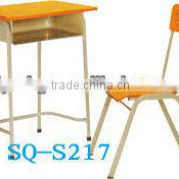 HOT SALE simple school desk and chair SQ-S217