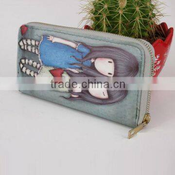 Cute Girls Purse Anime Printed Wallet