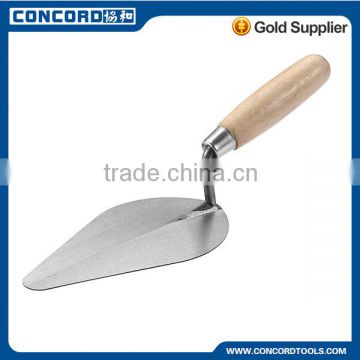 natural color wooden handle 5''carbon steel blade Bricklaying trowel construction trowel