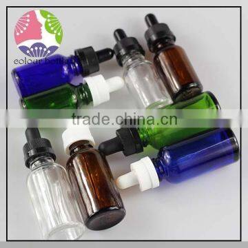 trade assurance 30ml glass dropper bottles for eliquid , small glass container with plastic dropper