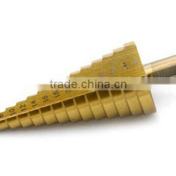 New 3Pcs Large HSS Steel Step Cone Drill Titanium Bit Set for Hole 4-12/20/32mm TK1066 photo-2