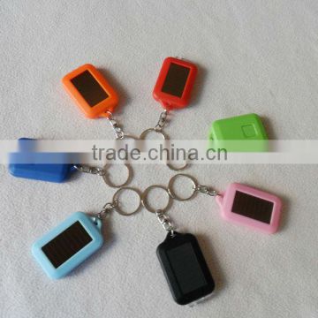 Good sales fashionable 3 led solar light keychain