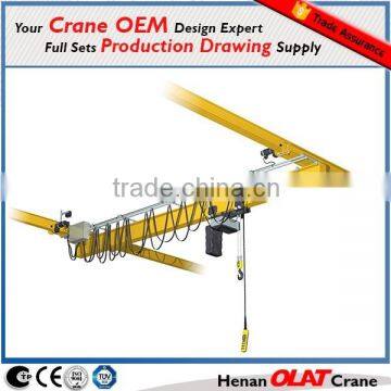 5 ton electric single travelling beam EOT crane