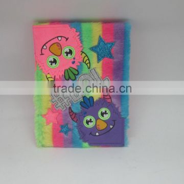 Little Monster Embroidery customized plush journal