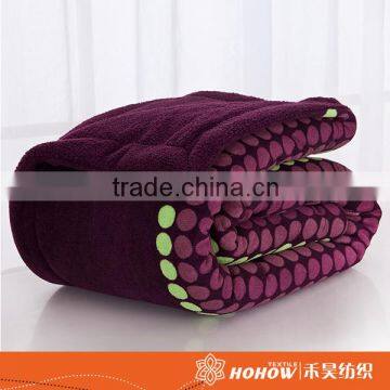 super soft 100% polyester polar fleece blanket