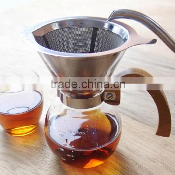 glass coffee maker, pour over coffee maker