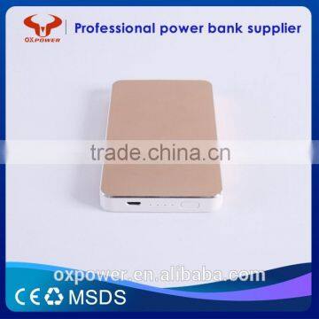 2016 Professional Factory Hot Sell High Capacity Fast Charging Portable Power Bank 8000mAh