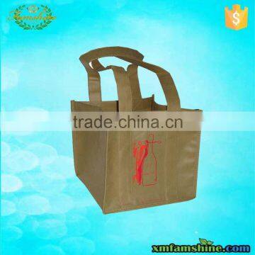 eco nonwoven 4 bottles cheap wine bags