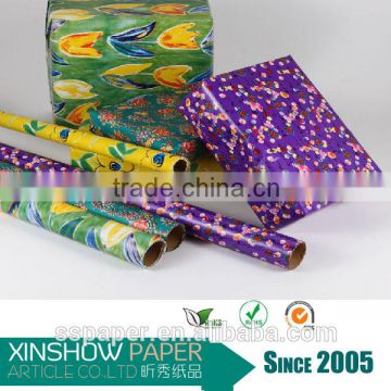 YIWU beautiful cheap wrapping paper offset roll paper