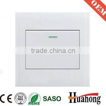 Electric wall switch and socket