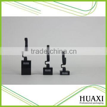 Black High Glossy Small Single Wooden Watch Holder Stand photo-2