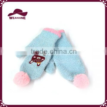 Fashion Wholesale Funny Winter Gloves Girls