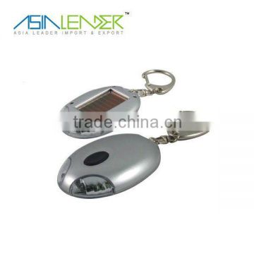 Solar LED torch led solar flashlight keychain