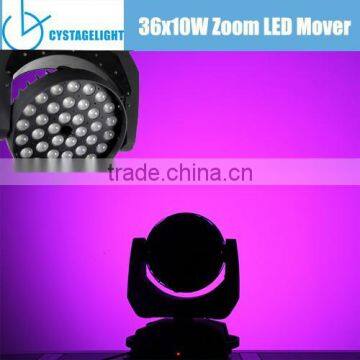 High Quality Top Design 36pcs 10watt Zoom Moving Head Led Light photo-2