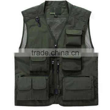 Custom Mens Outdoor Sports Fishing Vest