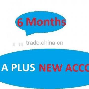 Sell new account for A+ A plus/A plus gold /A+ gold /12v azsky for africa