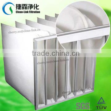 Hot Weldering pocket air filter for AHU