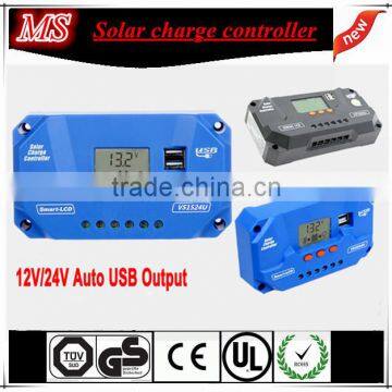 Professional 12/24v Auto 15A Solar Charge Controller With LCD Display photo-2