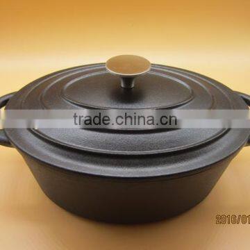 Oval Enamel Cast Iron Casserole