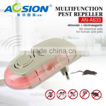 Top Rated Advancecd Factory Electronic Electromagnetic Mouse Repeller and Ultrasonic Pest Repeller