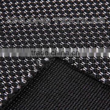 100% polyester rayon sandwich artificial silk air mesh