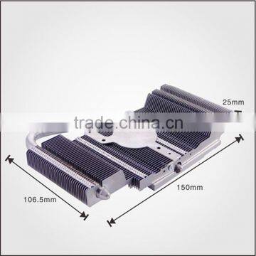 Hot Sale Heatsink for VGA Fin , Heat Pipe Heatsink