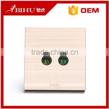 BIHU Brand New Design Telephone Data Wall Socket Rj45 Rj11 Oulet