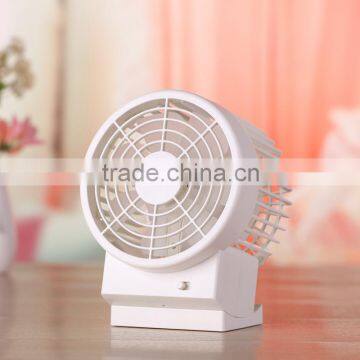 2016 New Arrival USB Mini Fan 5 Inch Double Leaf Table Fan Super Mute Mini Usb Fan