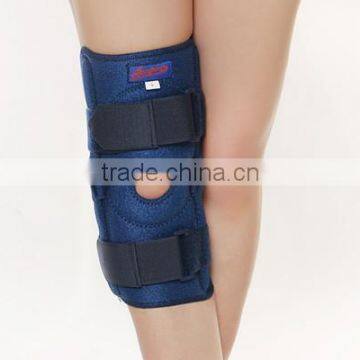 high quality fitness knee support with steels splints