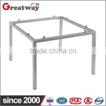 glass top tea table metal legs