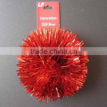 christmas fancy ribbon garland bow
