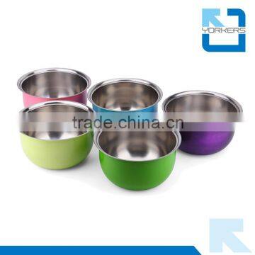 430 stainless steel mixing bowl & fruit bowl with lids