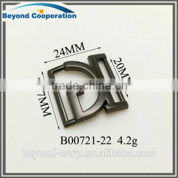 20mm 4.2g shiny gun metal plated buckle for shoes ornaments