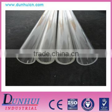 Clear plastic test tubes, transparent pipe