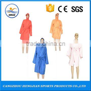 Custom-built soft comfortable lightweight robe,funky fancy long microfiber bath robes