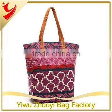 National Wind Trendy Canvas Tote Bag