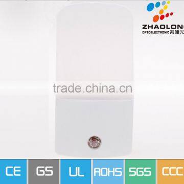 White shade led night light for bedrom super thin frosted lamp