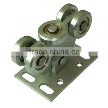 5 Wheel steel carriage wheels,gate hardware wheels